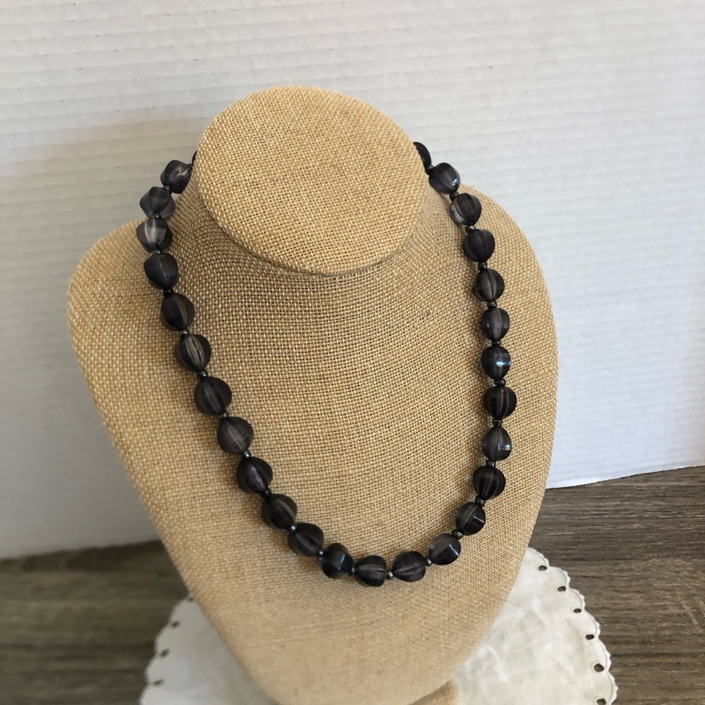 Chunky Hand Strung Beaded Necklace